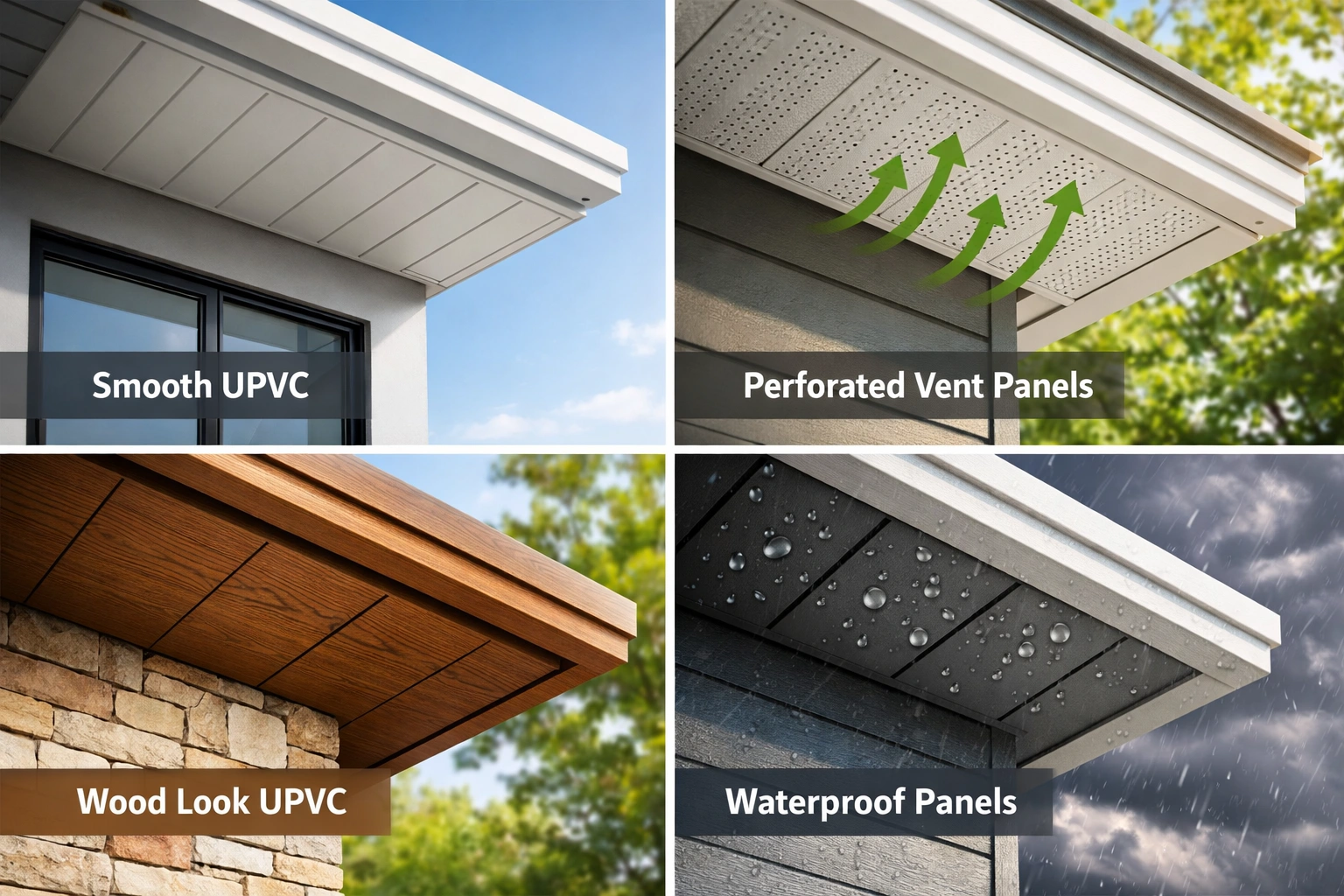 What Are the Top Soffit Panel Designs for Contemporary Homes