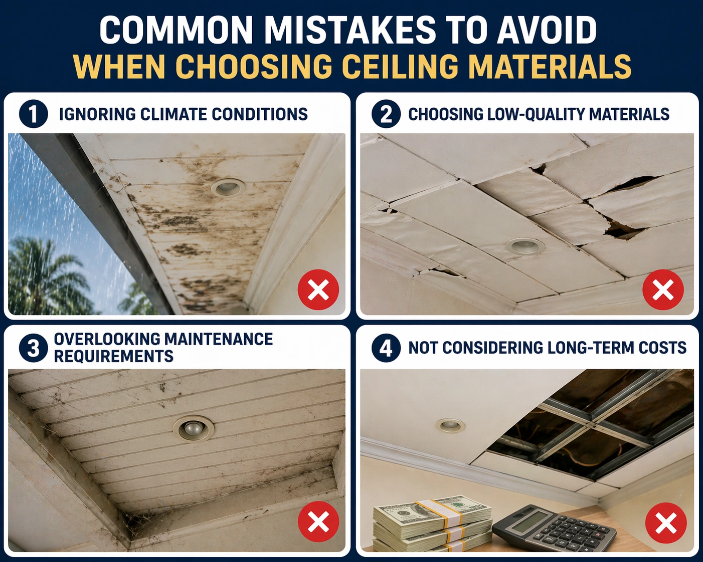 UPVC Soffit Panels vs Traditional Ceiling: Buying Guide