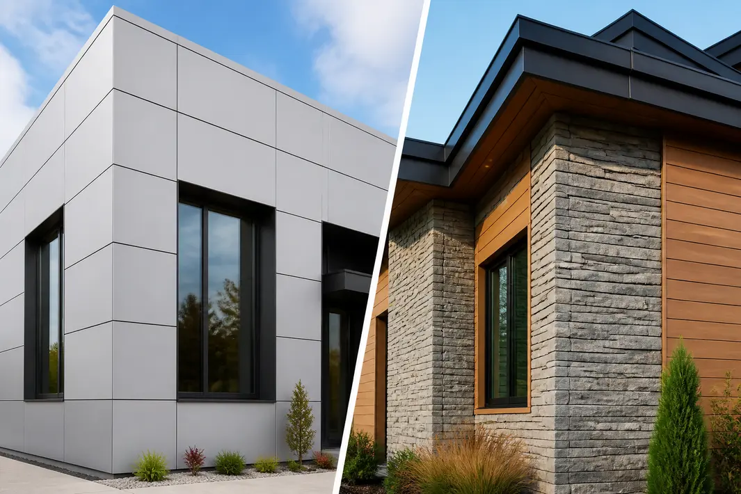 Exterior Wall Panels vs Exterior Wall Cladding: Key Differences