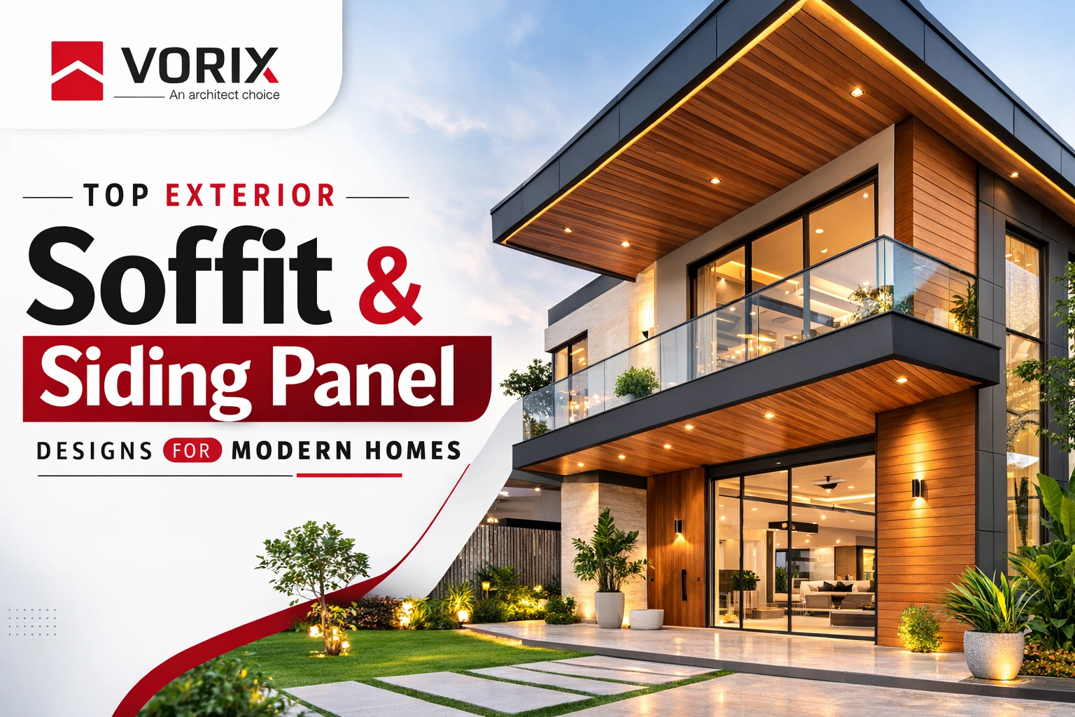 Top Exterior Soffit & Siding Panel Designs for Modern Homes