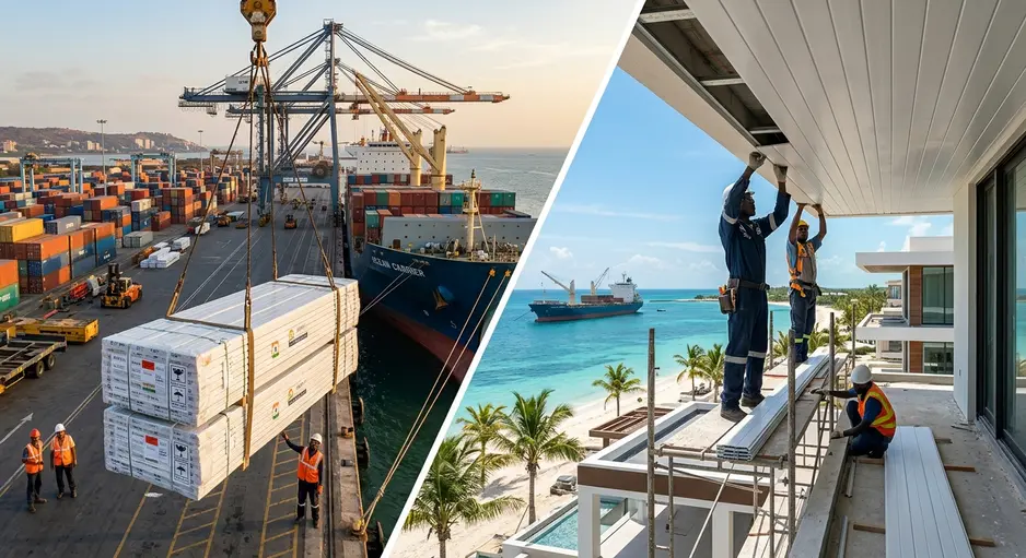 Soffit Ceiling Exporter from India to Bahamas