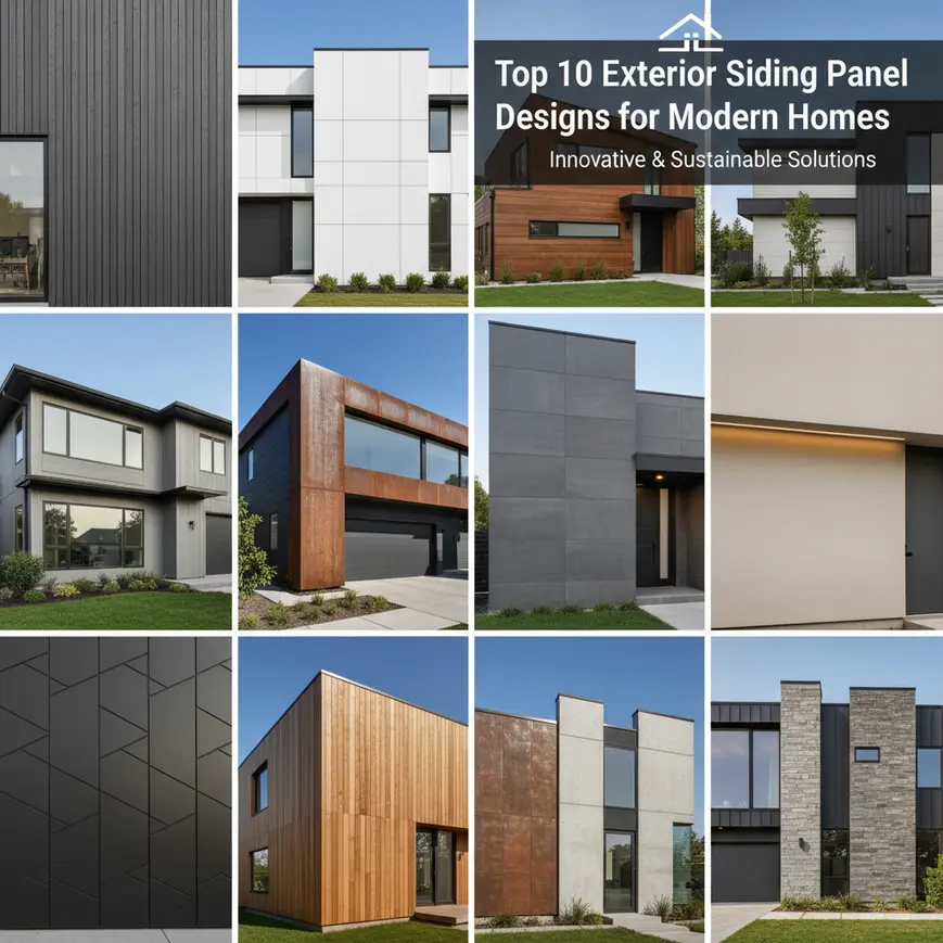 Top 10 Exterior Siding Panel Designs for Modern Homes